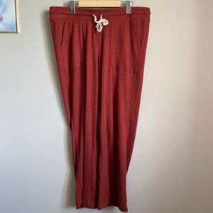 Torrid Sleep‎ Women's Rusty Orange / Brown Sleep Lounge Pants Size 1X Ribbed